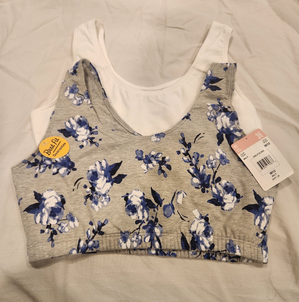 Fruit of the Loom Pack Of 2 Sports Bras